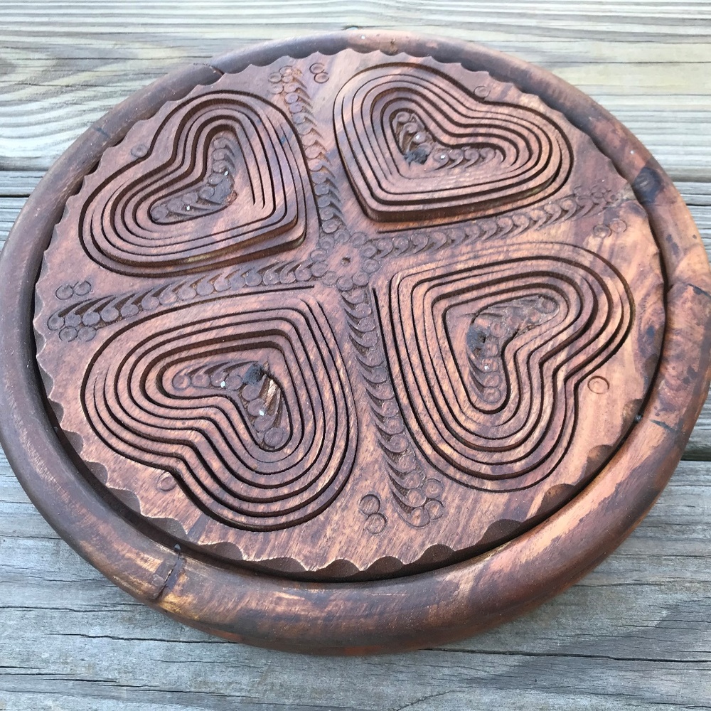 Wood Trays Dried Fruit Decorative Folding Plate - Picture 3 of 8